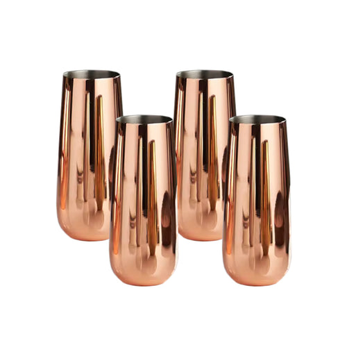 Kit 4 Vasos Vino Cobre