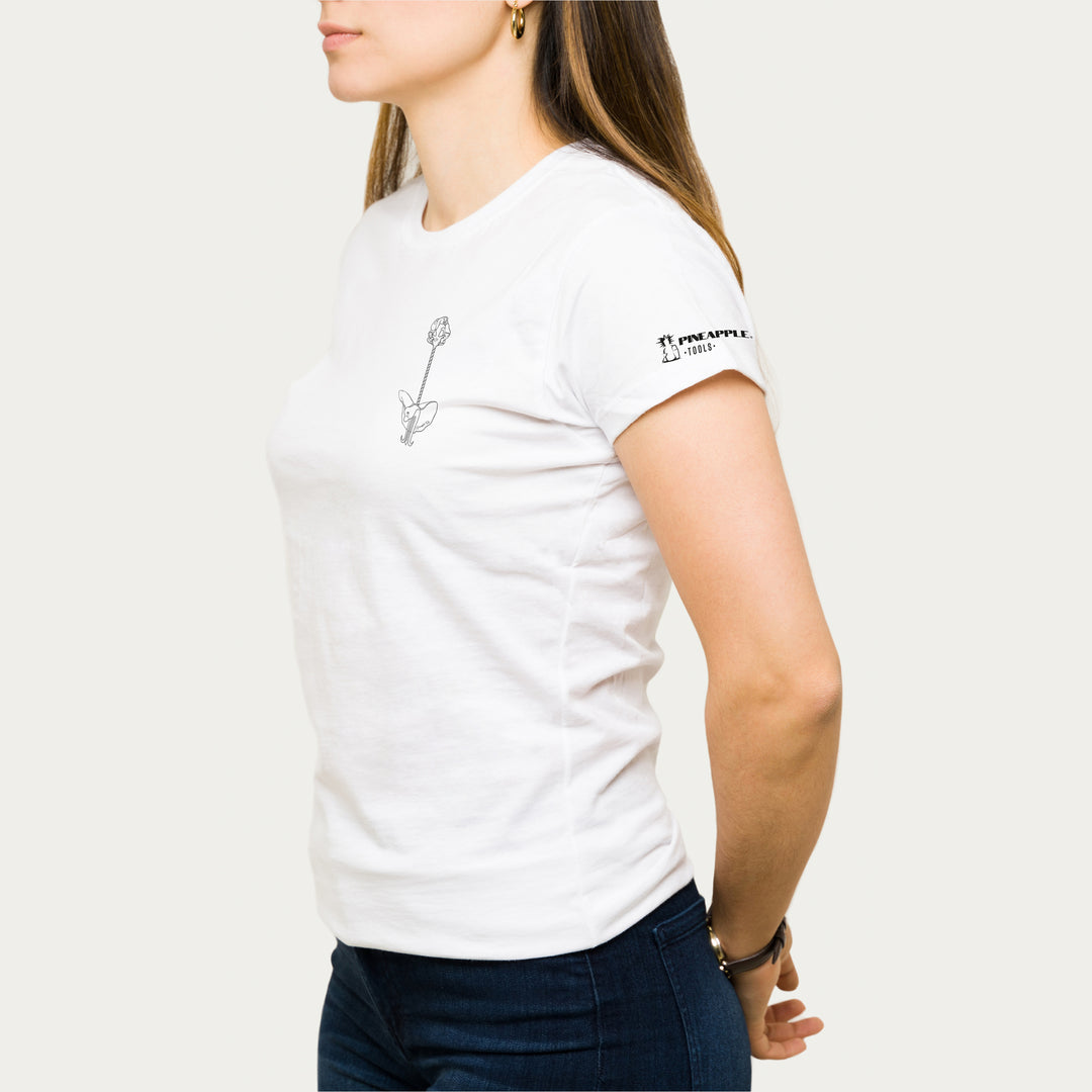 Playera Blanca Mujer Cuchara