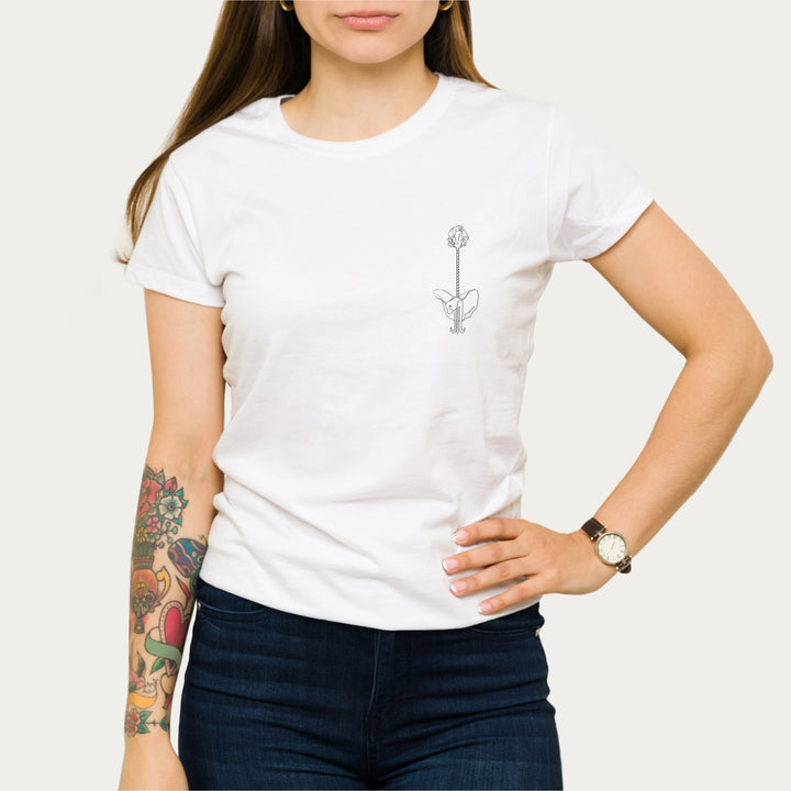 Playera Blanca Mujer Cuchara