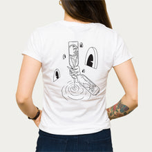 Cargar imagen en el visor de la galería, Playera Blanca Mujer Jigger