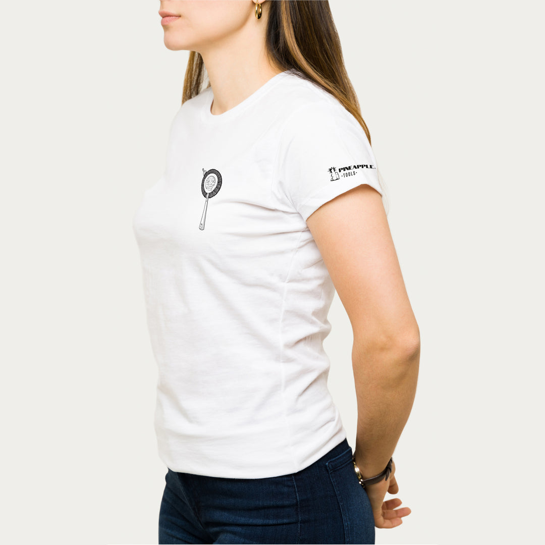 Playera Blanca Mujer Oruga