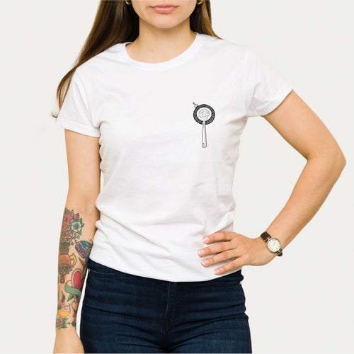 Playera Blanca Mujer Oruga