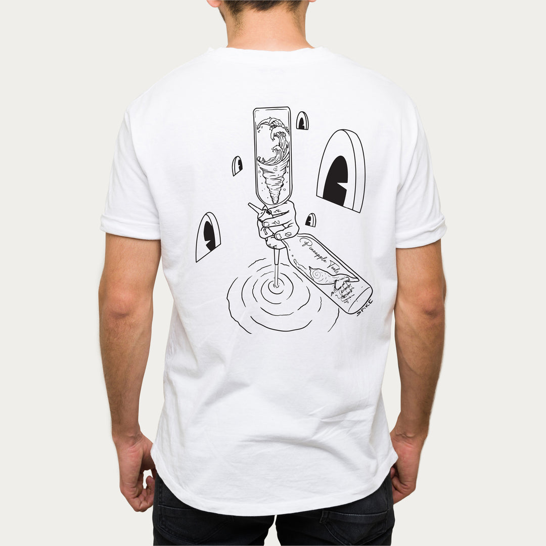 Playera Blanca Hombre Jigger