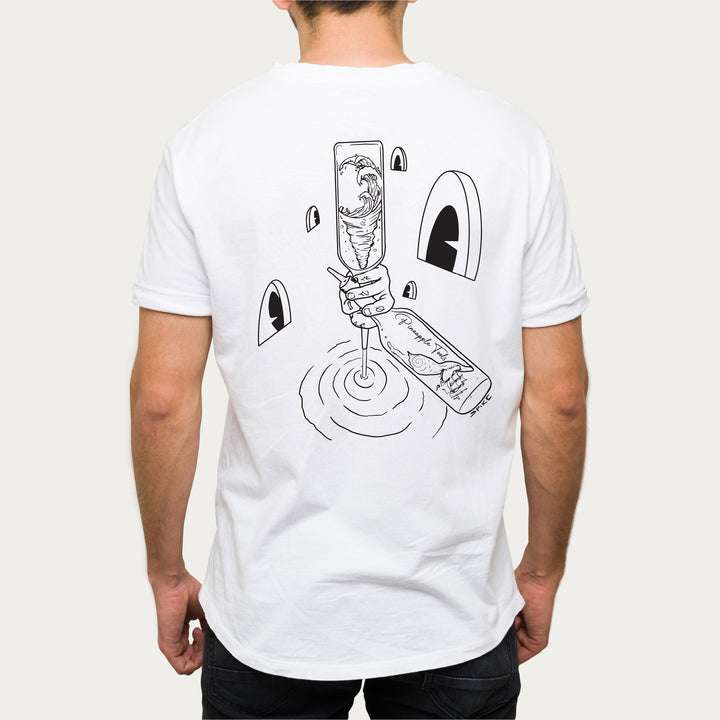 Playera Blanca Hombre Jigger