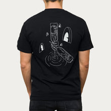 Cargar imagen en el visor de la galería, Playera Negra Hombre Shaker