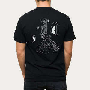 Playera Negra Hombre Jigger