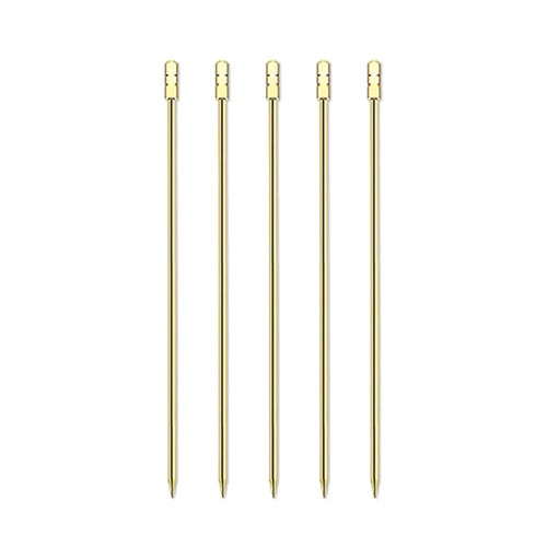Picos Garnitura Rectangular Oro 5pz
