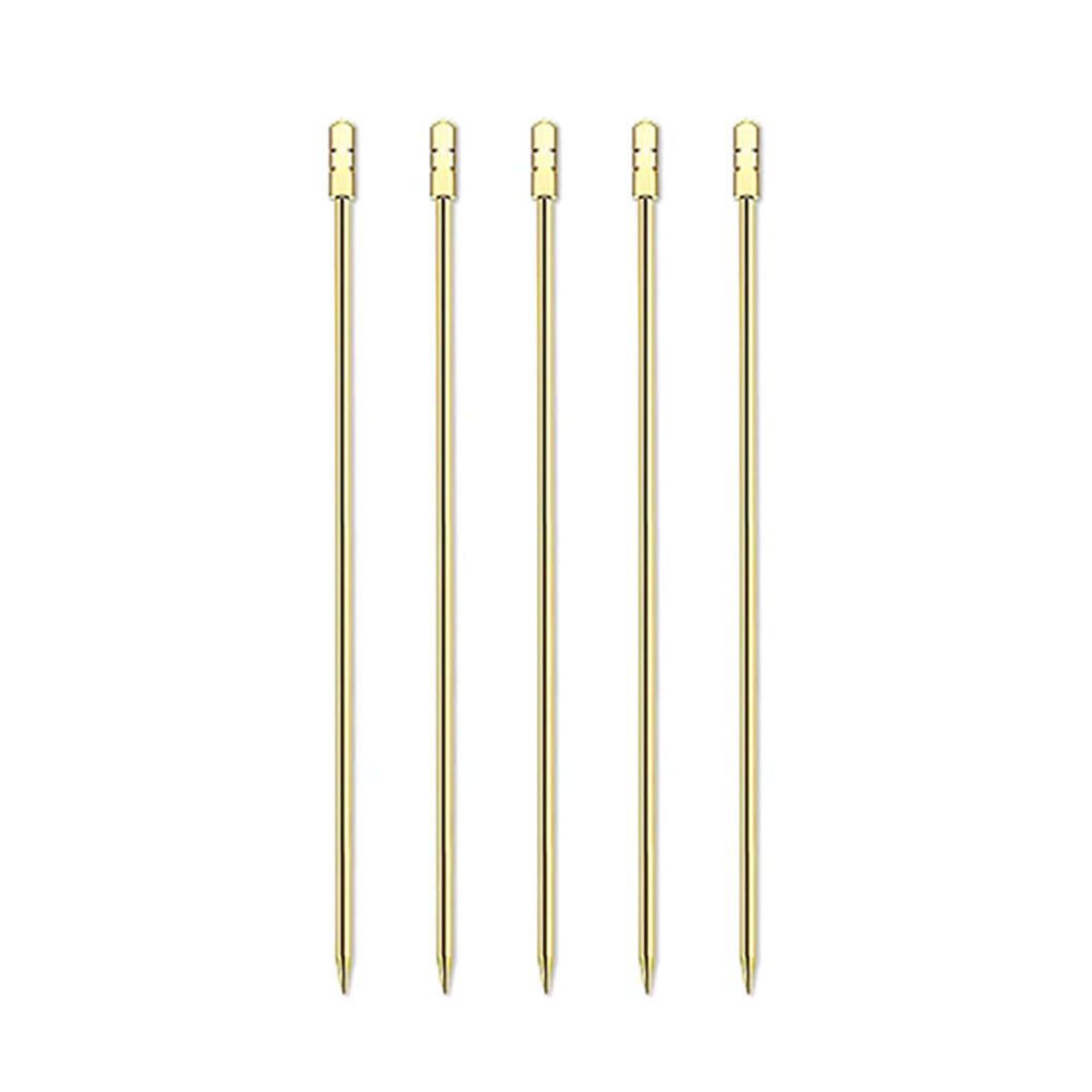 Picos Garnitura Rectangular Oro 5pz
