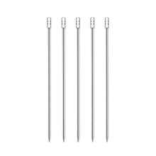 Cargar imagen en el visor de la galería, Picos Garnitura Rectangular Plata 5pz