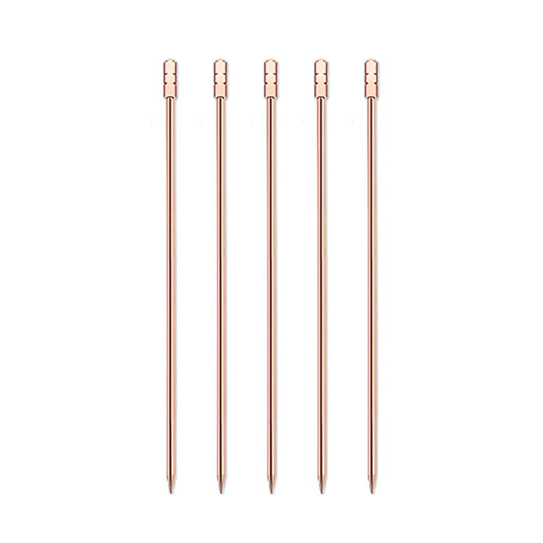 Picos Garnitura Rectangular Cobre 5pz