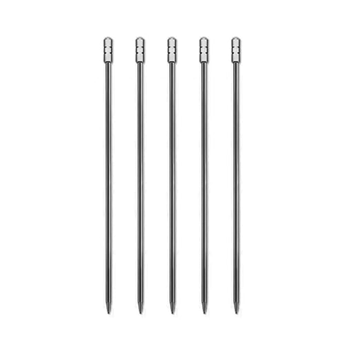 Picos Garnitura Rectangular Negro 5pz