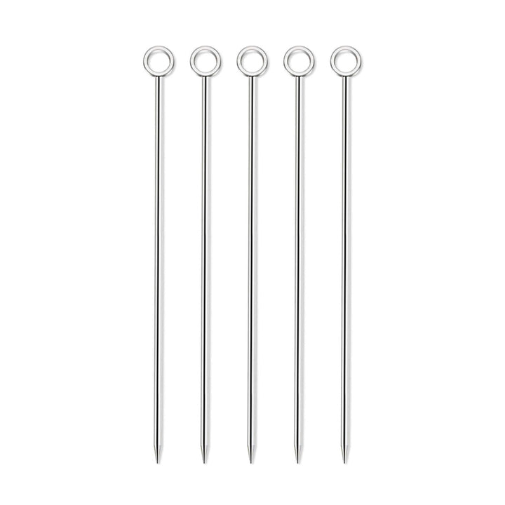 Picos Garnitura Círculo Plata 5pz