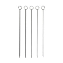 Cargar imagen en el visor de la galería, Picos Garnitura Círculo Plata 5pz