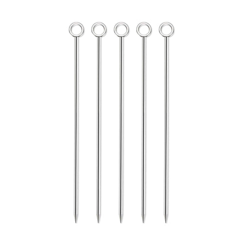 Picos Garnitura Círculo Plata 5pz