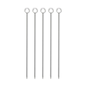 Picos Garnitura Círculo Plata 5pz