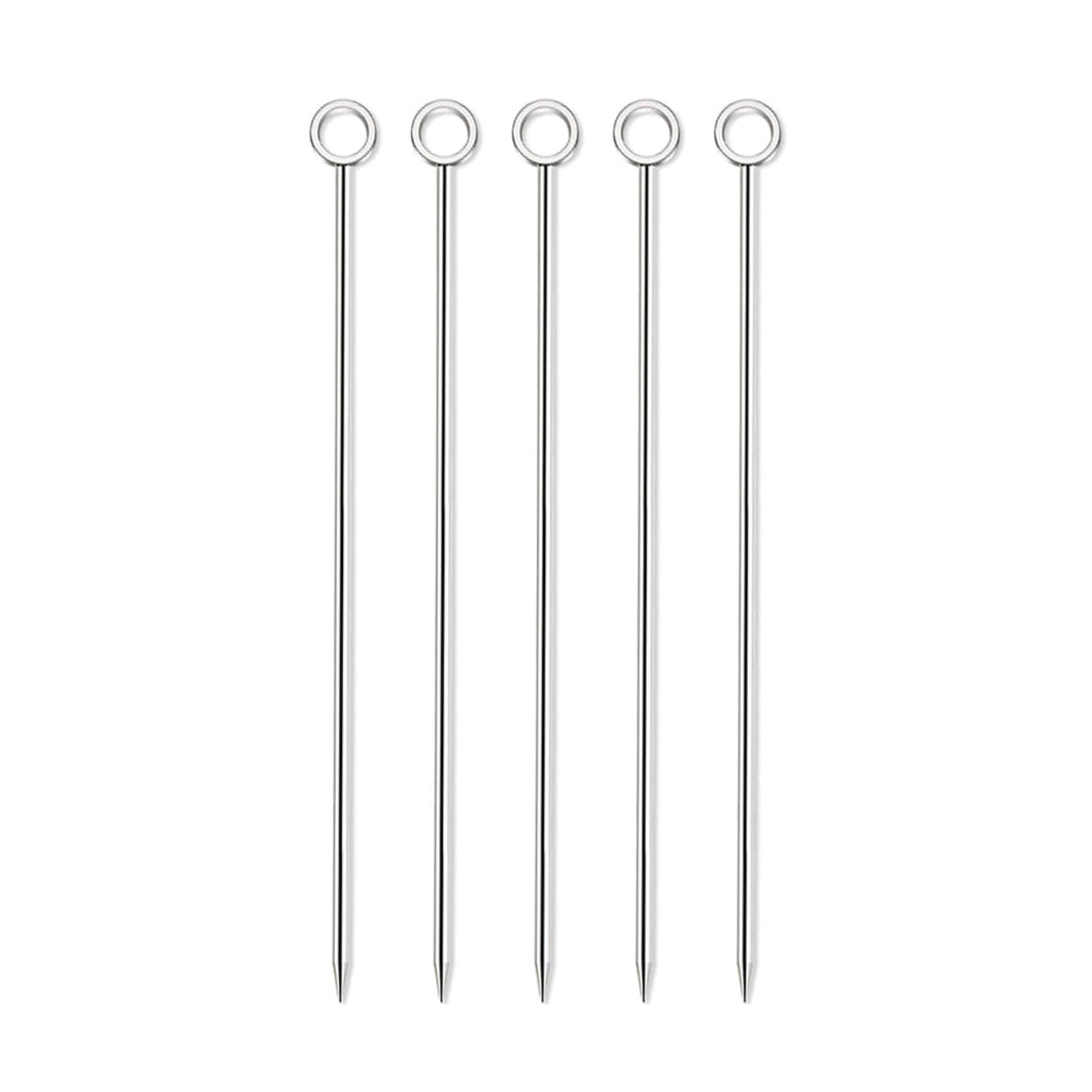 Picos Garnitura Círculo Plata 5pz