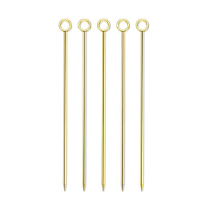 Picos Garnitura Círculo Oro 5pz