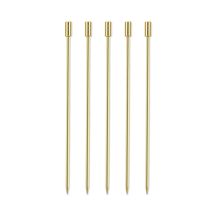 Picos Garnitura Cilindro Oro 5pz