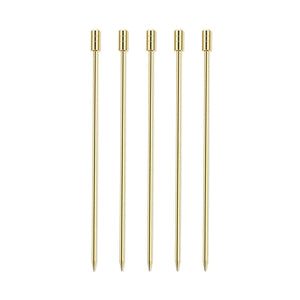 Picos Garnitura Cilindro Oro 5pz