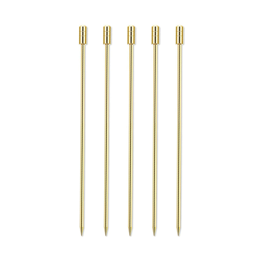 Picos Garnitura Cilindro Oro 5pz