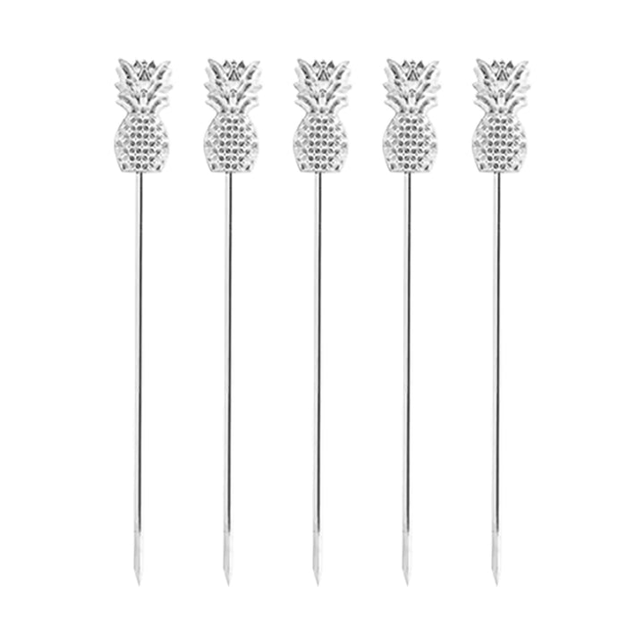 Picos Garnitura Piña Plata 5pz