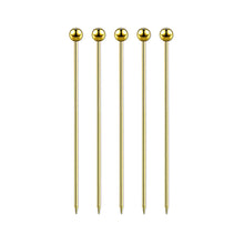 Cargar imagen en el visor de la galería, Picos Garnitura Esfera Oro 5pz