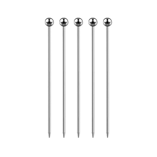 Picos Garnitura Esfera Plata 5pz
