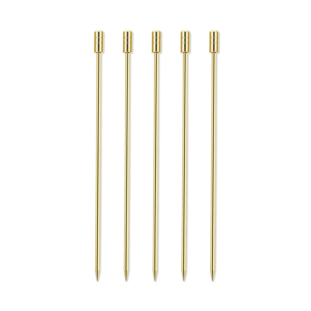 Picos Garnitura Cilindro Oro 5pz