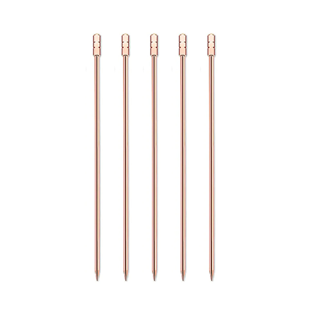 Picos Garnitura Rectangular Cobre 5pz