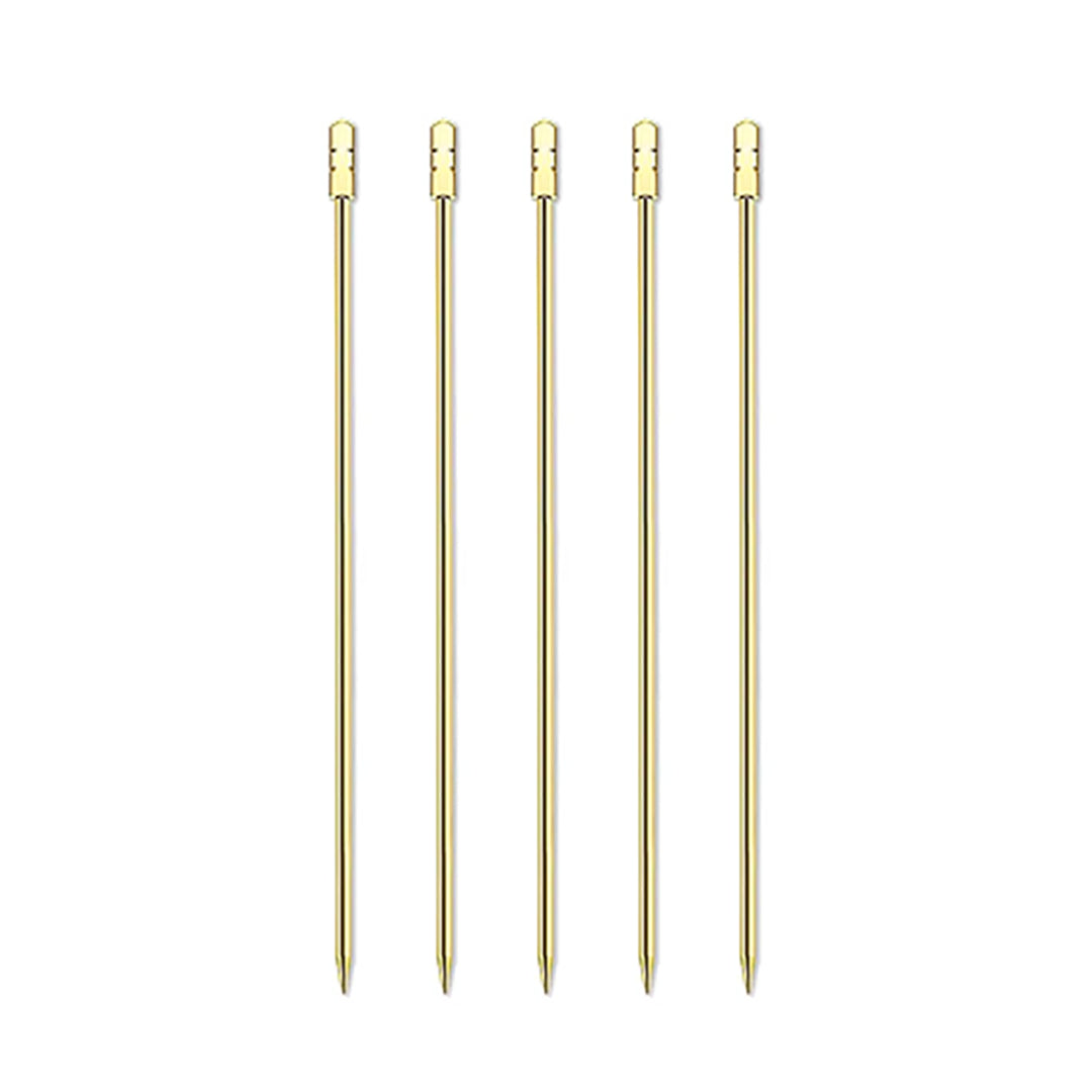 Picos Garnitura Rectangular Oro 5pz