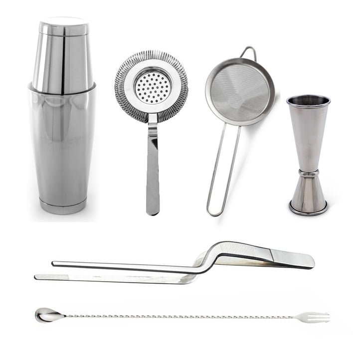 Kit Coctelería Plata (6 pzas)