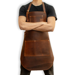 Mandil Piel Café