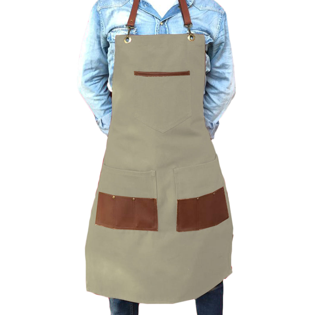 Mandil Loneta Beige