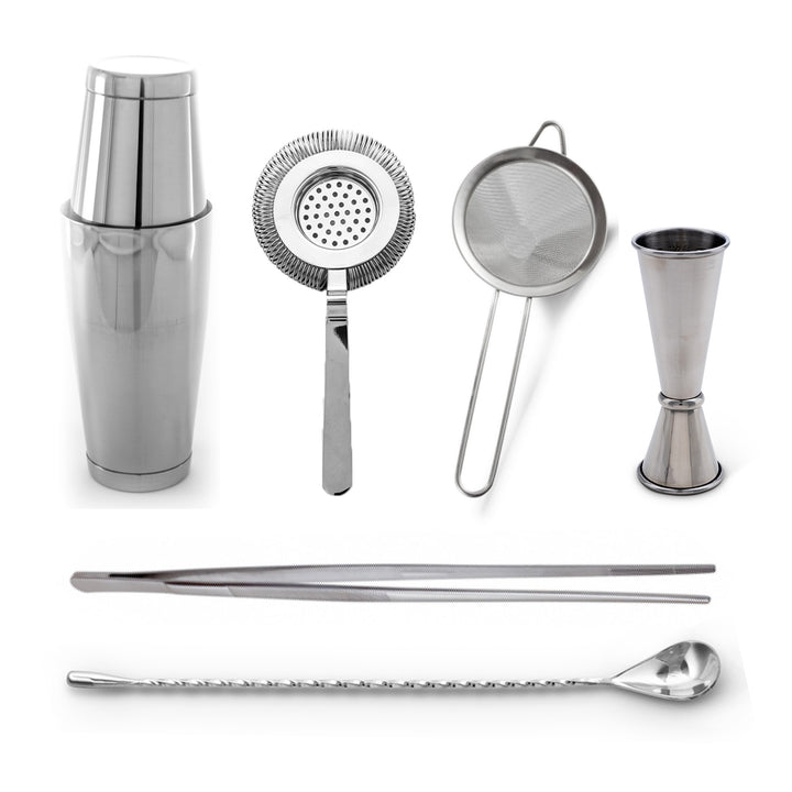 Kit Coctelería Plata (6 pzas)