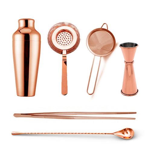Kit Coctelería Calabrese Cobre