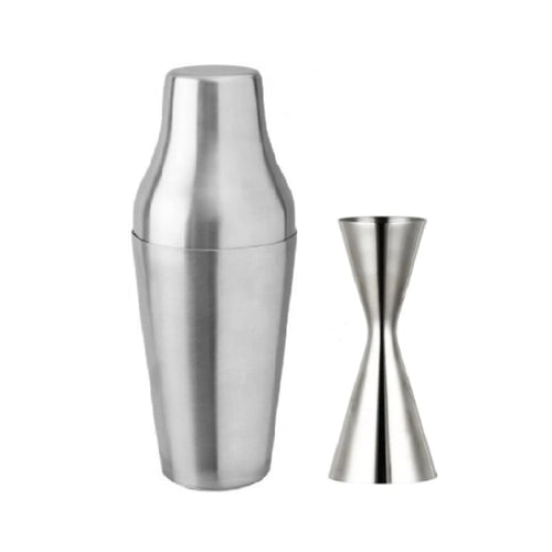 Kit Shaker Parisien + Jigger Aero Plata